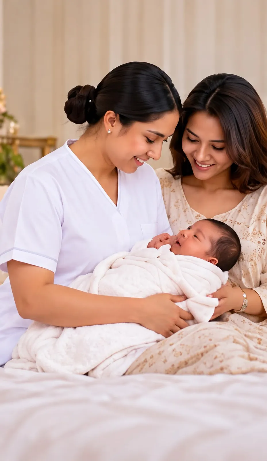 Baby & Newborn Care – ALFA Healthcare nurse caring for a client at home